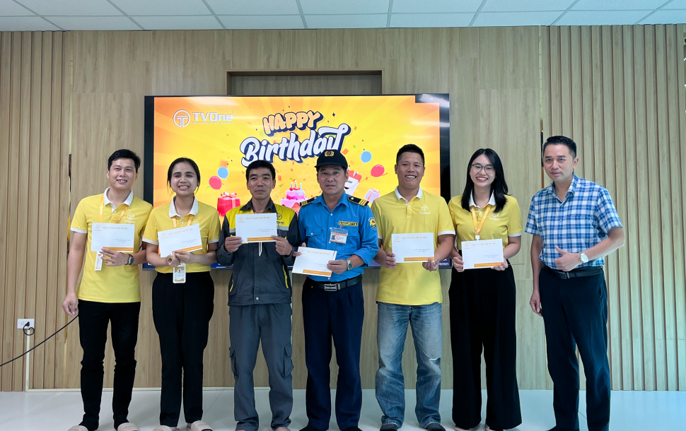 CHÚC MỪNG SINH NHẬT CBNV TVONE VIỆT NAM – QUÝ III/2025